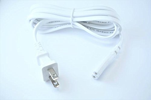 [UL] OMNIHIL WHITE: 5FT AC Power Cord+30FT-MICRO-USB Cable Compatible with SONY PLAYSTATION 4