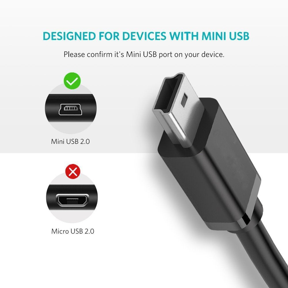OMNIHIL Replacement (32FT) 2.0 High Speed USB Cable for Numark DJ2GO2 Serato DJ Intro Controller
