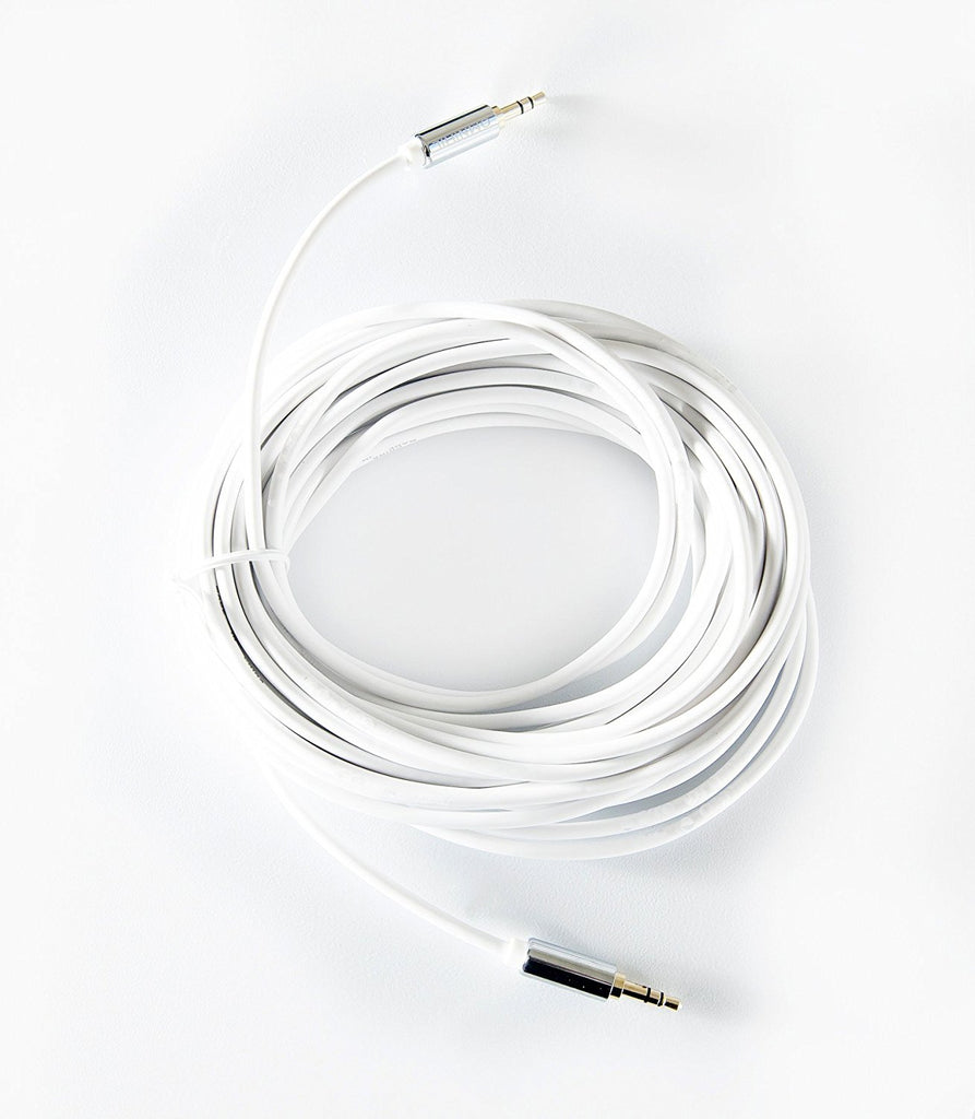 OMNIHIL Replacement 30ft 3.5mm Headset Audio AUX Extension Cable for Zosam Mini Cube Portable Wireless Bluetooth Speaker