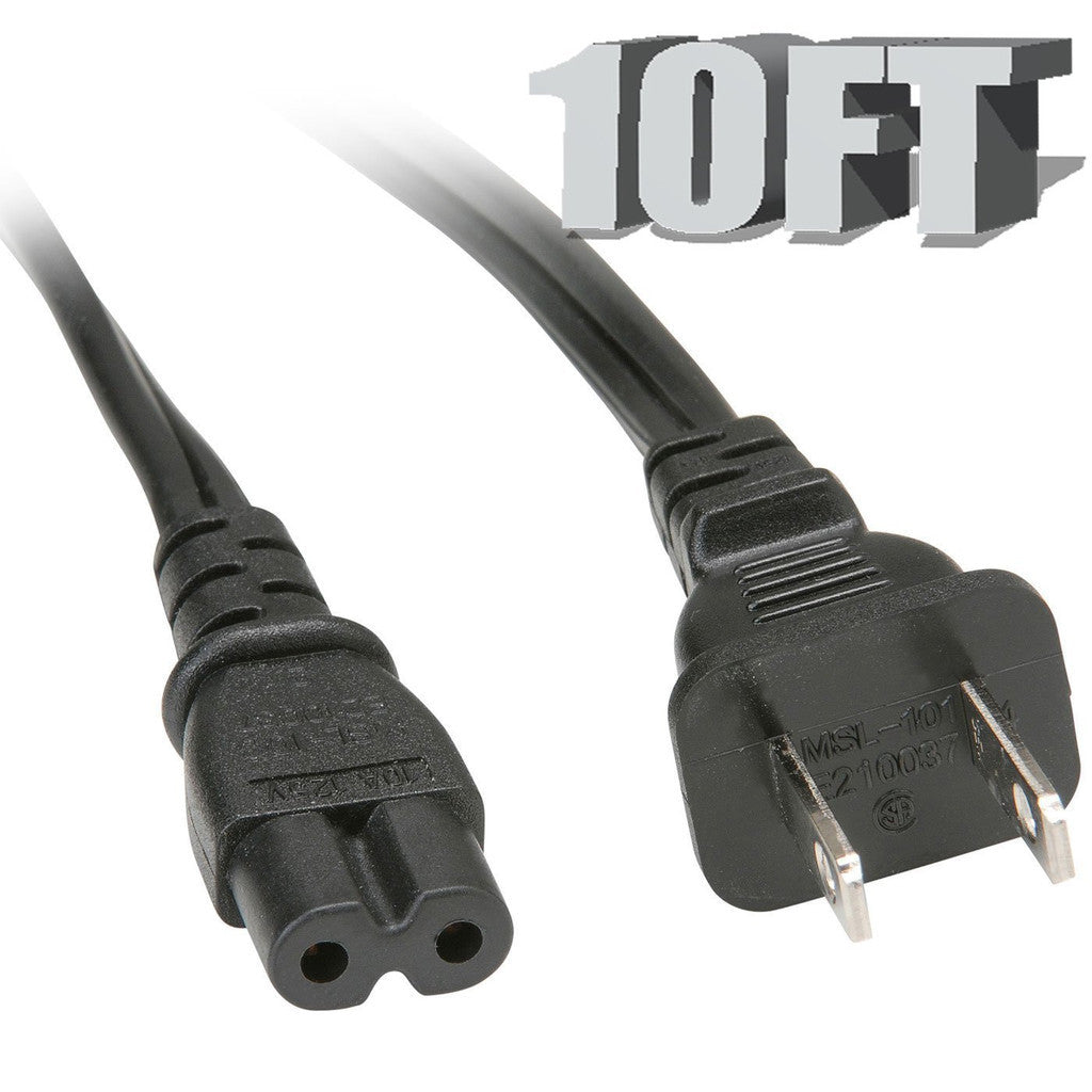 OMNIHIL (10ft Long) AC Power Cord for for Microsoft Xbox (Original Xbox)