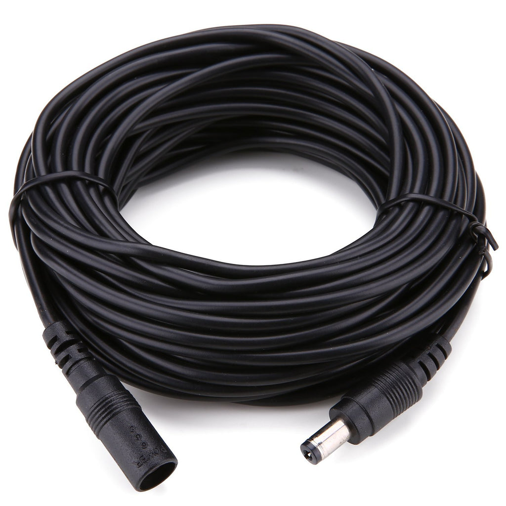 OMNIHIL Replacement (50 Feet Long) 2.1mm x 5.5mm DC Plug Extension Cable for Reolink Security Camera System