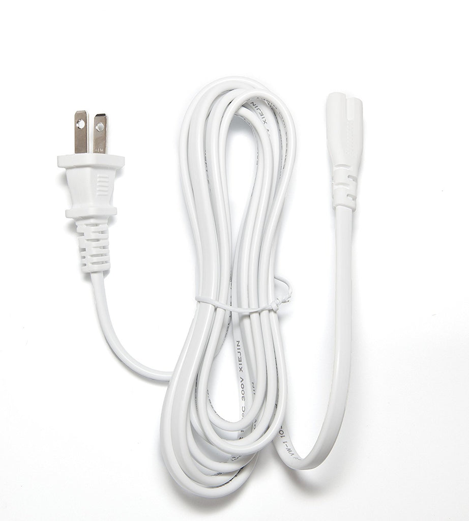 OMNIHIL Replacement (White 10FT) AC Power Cord for Pyle Home Stereo Power Amplifier