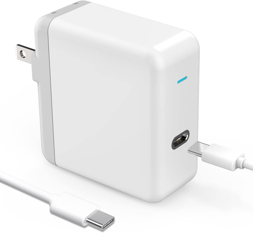 Omnihil 45W USB-C Wall Charger+10FT-USB-C-to-C Cable for/Compatible with/Works with Peloton FSP065-APDC8R01