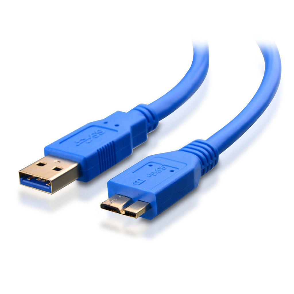 OMNIHIL 5FT USB 3.0 A to Micro-B Cable/Male to Micro-B Cable Compatible with Western Digital 18TB Elements HD BWLG0180HBK-NESN