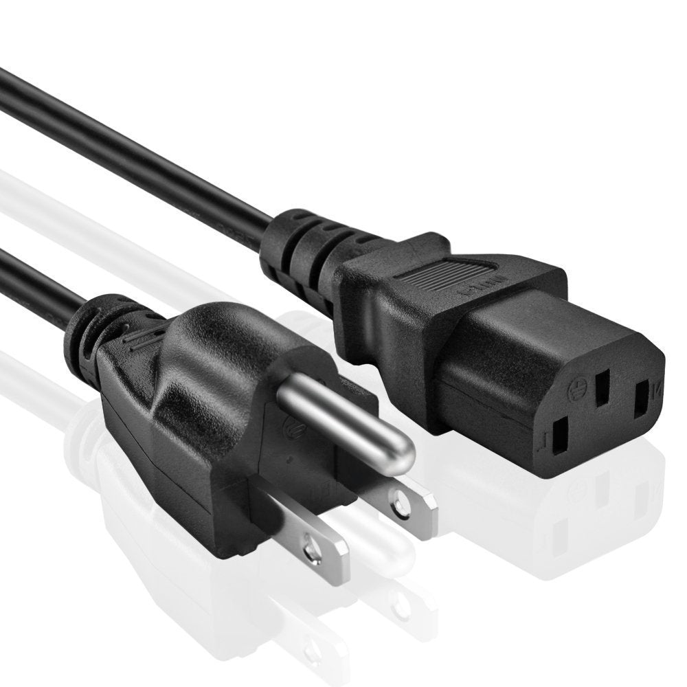 5 Ft AC Power Cord for ViewSonic VX2452MH 24" 2ms 1080p Gaming Monitor