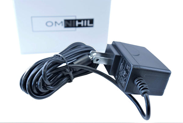 [UL Listed] OMNIHIL 8 Feet Long AC/DC Adapter Compatible with AFG 7.3AU Exercise Bike