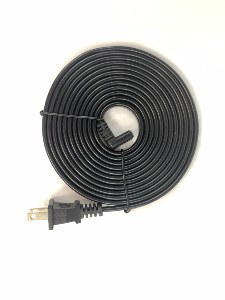 [UL Listed] OMNIHIL 90 Degree 10FT AC Power Cord Compatible with Canon TS9120, TS8120,TS6120,TS5120,TS3120 Wireless All-in-One Printer