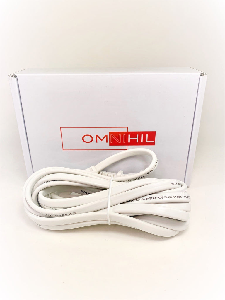 OMNIHIL 10ft White AC Power Cord Compatible with Bose - TV Speaker Bluetooth Soundbar Model:838309-1100