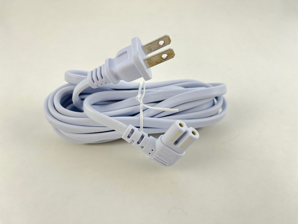 OMNIHIL 10ft White L Shape AC Power Cord Compatible with Canon Pixma MegaTank G2270