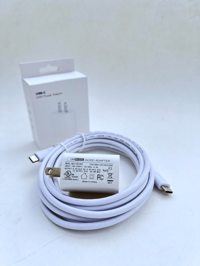 OMNIHIL Wall Charger+USB-C-to-USB-C Cable Compatible with JBL T280BT Plus