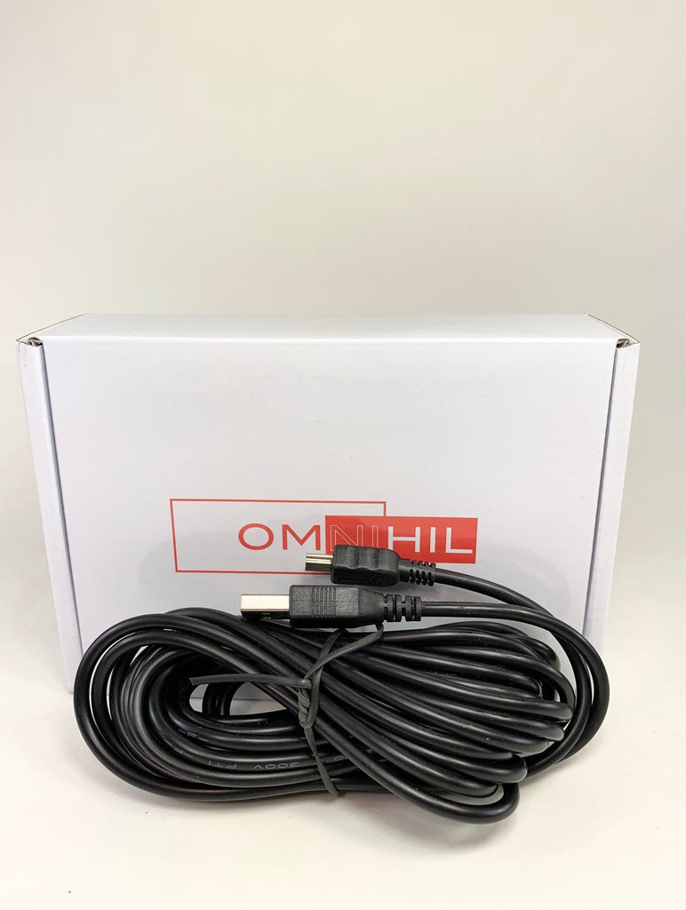 OMNIHIL 15 Feet Long High Speed USB 2.0 Cable Compatible with OPTOMA PK101 PICO POCKET PROJECTOR