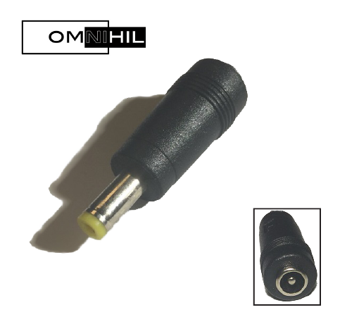 OMNIHIL AC/DC Adapter/Adaptor for DC Adapter Plug/Tip Converter for 5.5x2.1 mm to 4.5x1.7 mm
