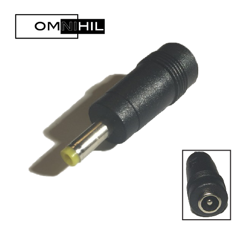 OMNIHIL AC/DC Adapter for DC Adapter Plug/Tip Converter for 5.5x2.1 mm to 4.0x1.7 mm