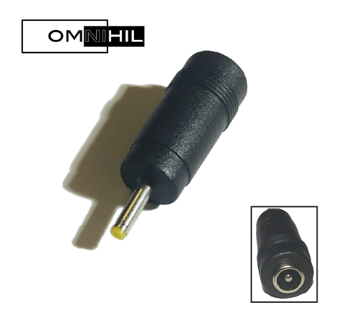 OMNIHIL AC/DC Adapter for DC Adapter Plug/Tip Converter for 5.5x2.1 mm to 2.5x0.7 mm