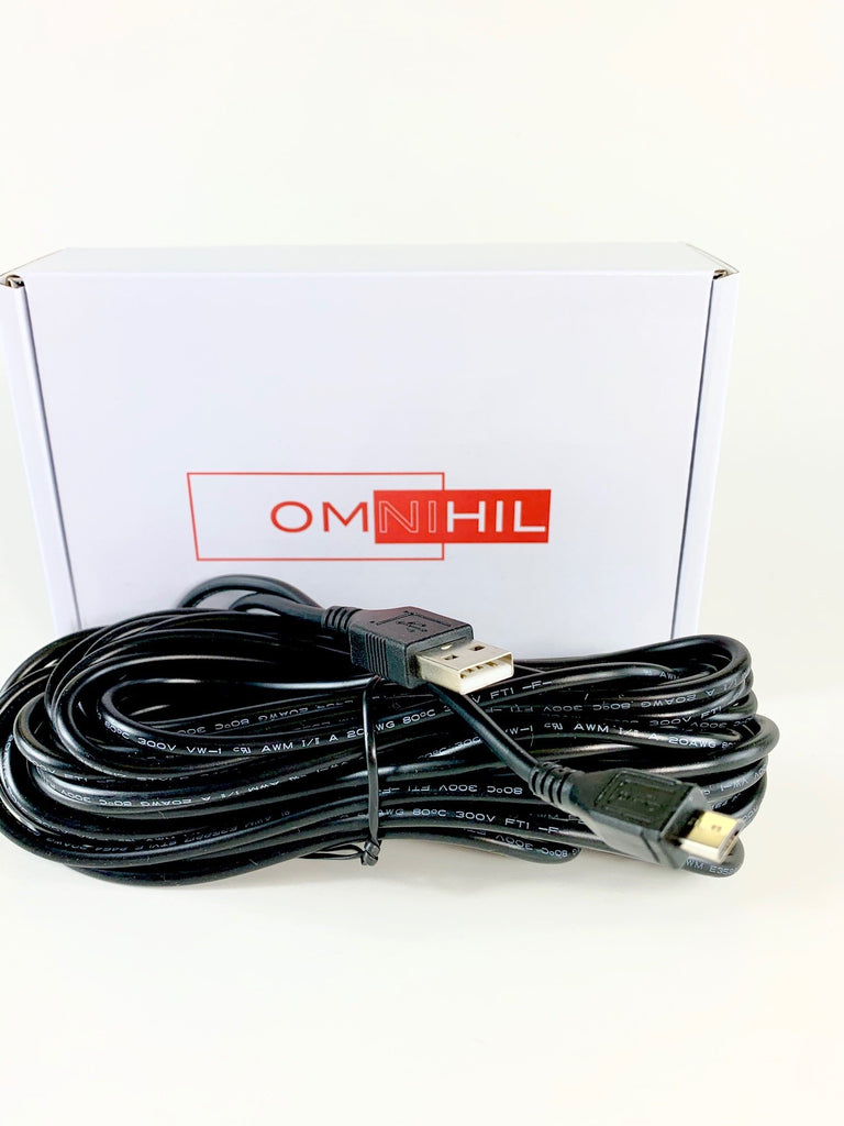 OMNIHIL 30 Feet Long High Speed USB 2.0 Cable Compatible with Whellen Selfie Ring Light Model:  SF1128