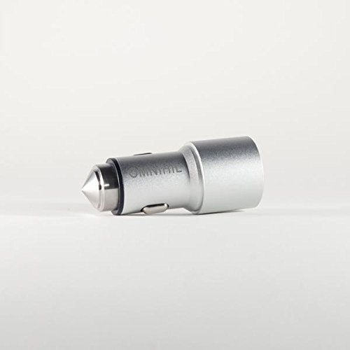 OMNIHIL Replacement  2-Port USB Car Charger for Vinsic Qi 12000mAh Wireless Power Bank VSPB208W