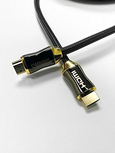 [30 FT] OMNIHIL Universal 4K HDMI Cable High Speed - 4K@60HZ,1080p FullHD, UHD / Ultra HD, 3D [Gold Plated]