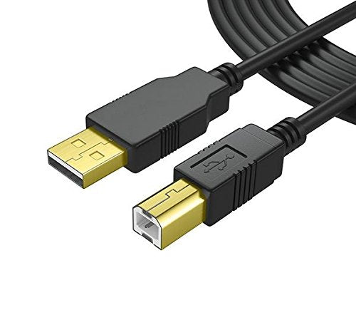OMNIHIL 15 Feet Long High Speed USB 2.0 Cable Compatible with Behringer MS-1-BU Analog Synthesizer