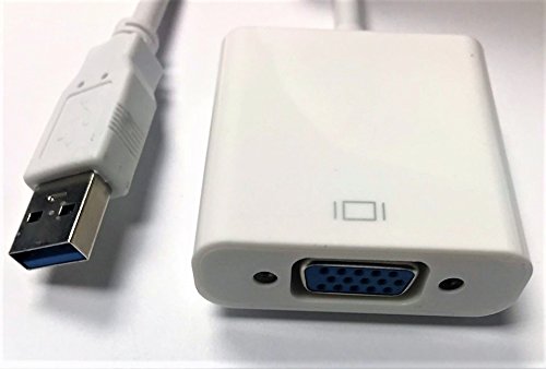 OMNIHIL Replacement USB 3.0 TO VGA Adapter (Male to Female) for Eyoyo 17"Inch 1280x1024 TFT LCD CCTV HDMI HD Monitor