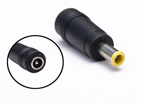 OMNIHIL Adapter Plug Converter 5.5millimeters x 2.1millimeters Female Plug to 5.5millimeters x3.0millimeters Pin Male Plug,