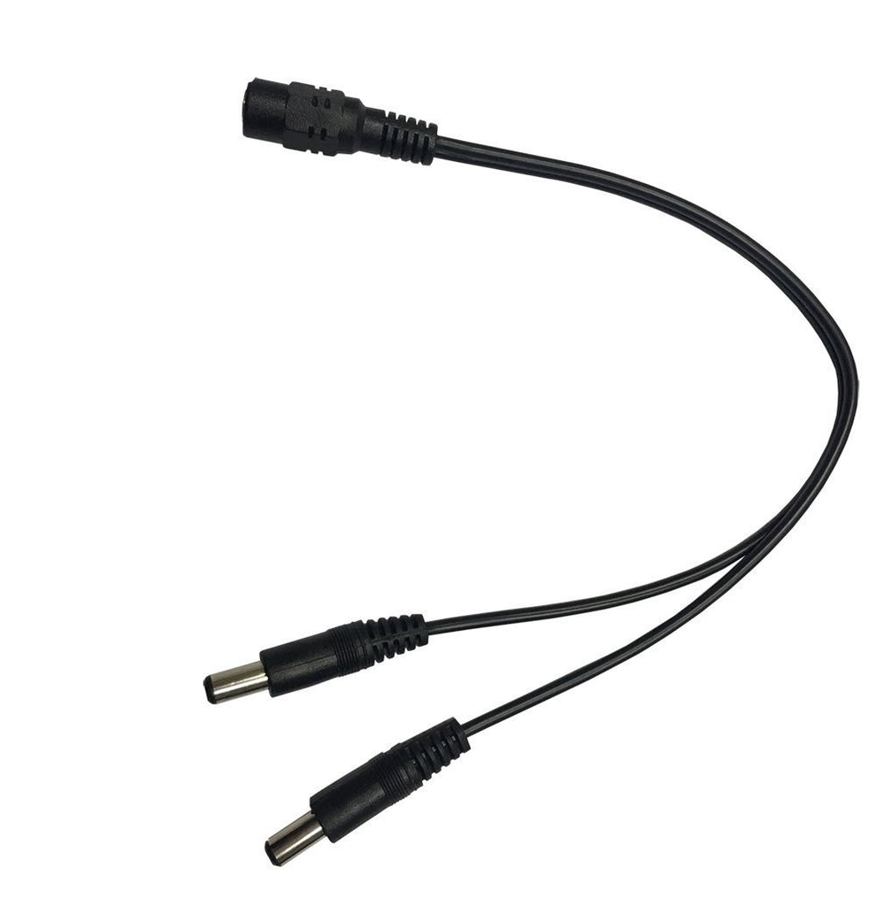 Quantity 10 - DC Barrel Plug Power Splitter 5.5x2.1mm, 1 Female to 2 Male Jack