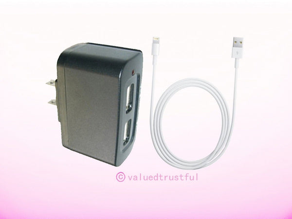 AC Adapter Adaptor For Apple iPhone Air Mini 5/5S/5C i Pad iPod Display Charger Power Supply Cord