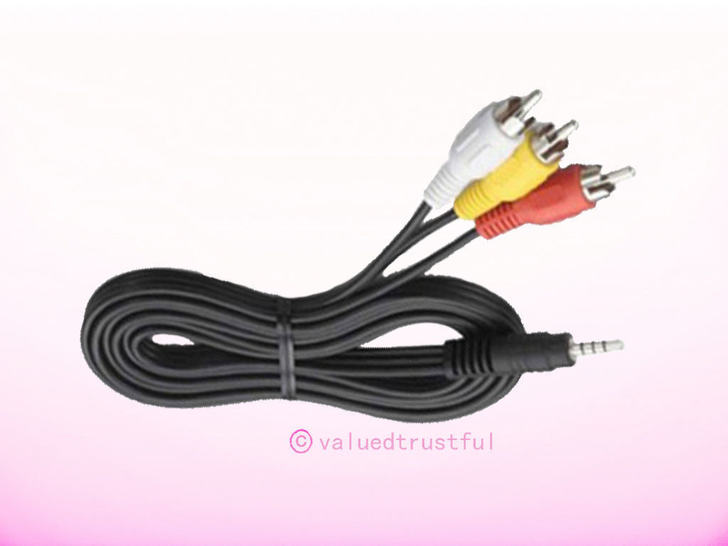 Worldwide A/V Audio Video AV Cable Cord Lead For sharp Viewcam camcorder vl-z3u