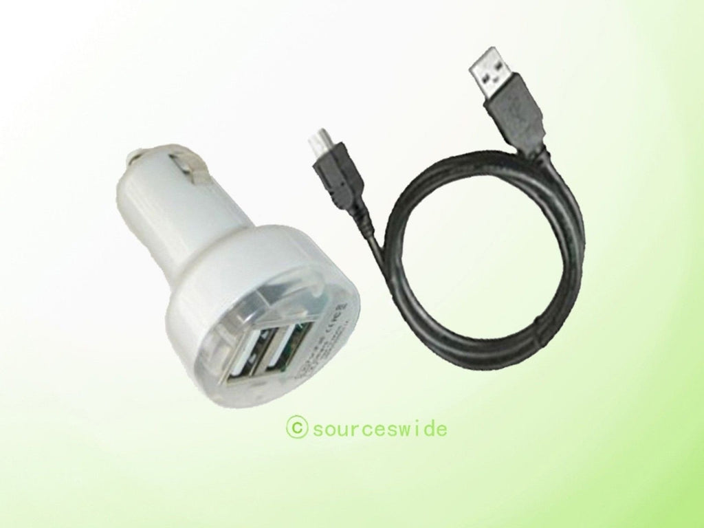 Car DC Adapter USB Cable Power Charger For NuVision TM785 TM785M3 TM818 Tablet