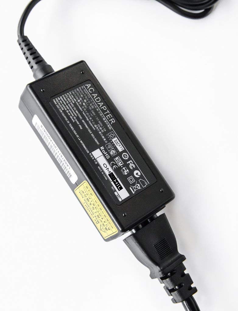 [10 FT] OMNIHIL AC/DC Power Adapter 12V 5A (5000mA) 5.5x2.5mm Regulated/UL Listed/CE/FCC Certified (Compatible with Many Models)
