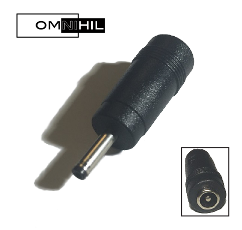 OMNIHIL AC/DC Adapter for DC Adapter Plug/Tip Converter for 5.5x2.1 mm to 3.0x1.1 mm