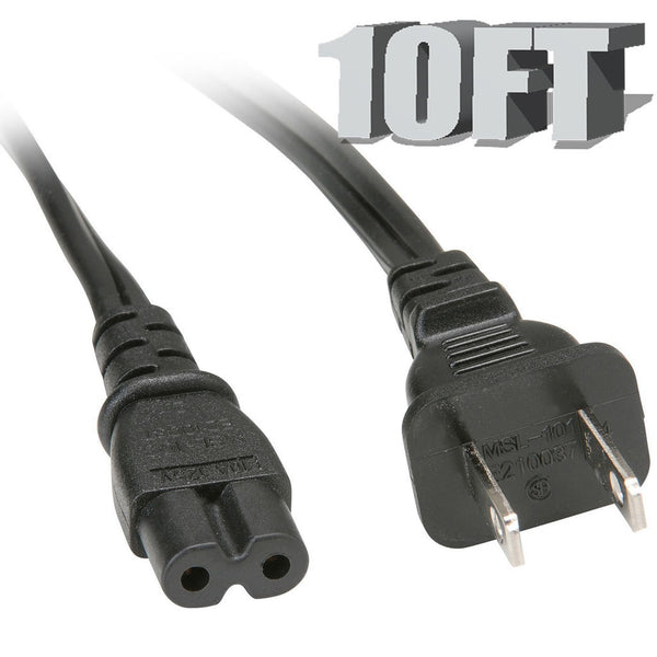 OMNIHIL (10ft Long) AC Power Cord for  jvc boombox