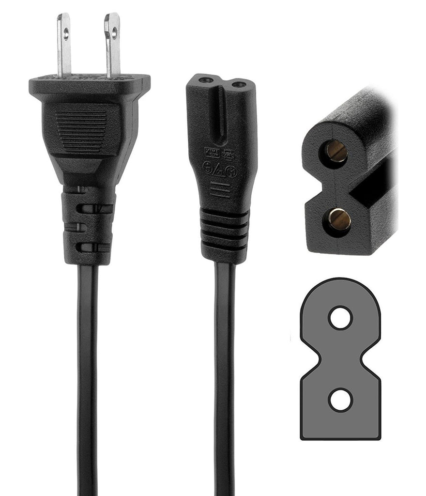 OMNIHIL Replacement (5FT) AC Power Cord for VOCOPRO SOUNDMAN 4 CHANNEL CD-G KARAOKE/PA SYSTEM