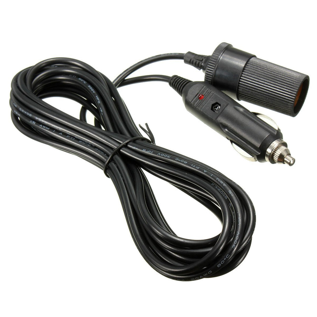 OMNIHIL 15' 15 Feet Cigarette Extension Cable Lighter for Cooluli Mini Fridge Electric Cooler and Warmer