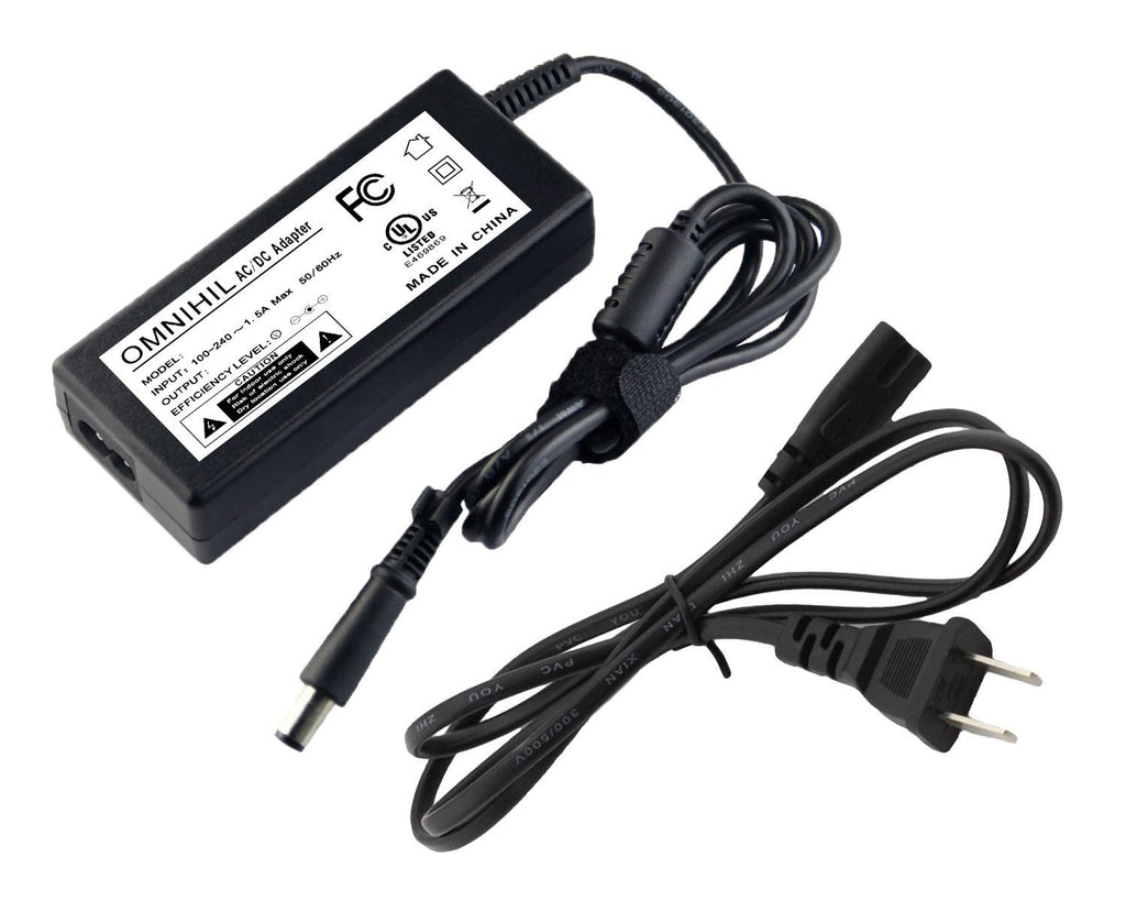 OMNIHIL (8 Foot) UL Listed Adapter Power for HP 2011X 2011Xi A9F73AA#ABA 20" LED LCD Monitor