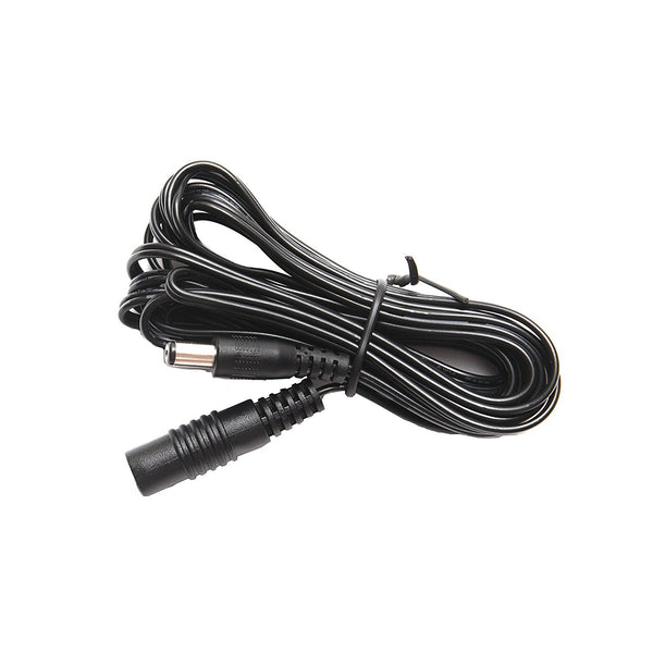 OMNIHIL (15 Feet Long) 2.1mm x 5.5mm DC Plug Extension Cable for CCTV Security Cameras