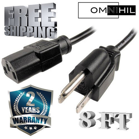 OMNIHIL AC Power Cord for Brother DCP Series Printers Replacement Power Supply