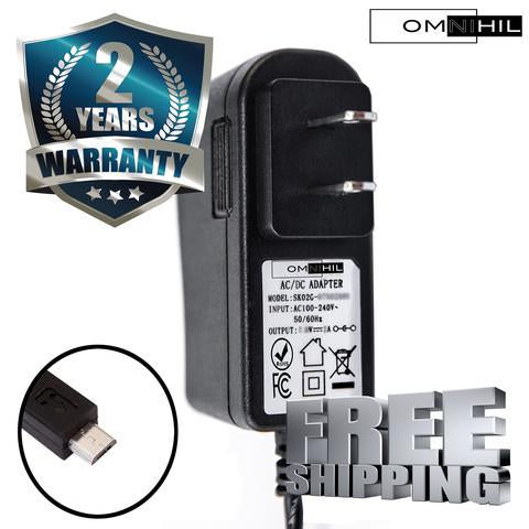 OMNIHIL (6.5 FT) AC/DC Adapter for Brother Dsmobile DS-620, 720D, DS-820W, DS-920DW