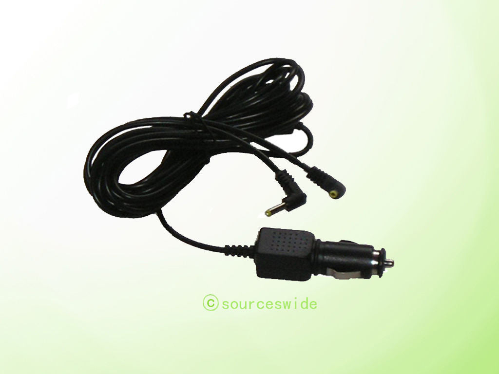 Car DC Adapter Adaptor For Coby TFDVD7751 Dual Screen 7" DVD Player Charger Power Supply