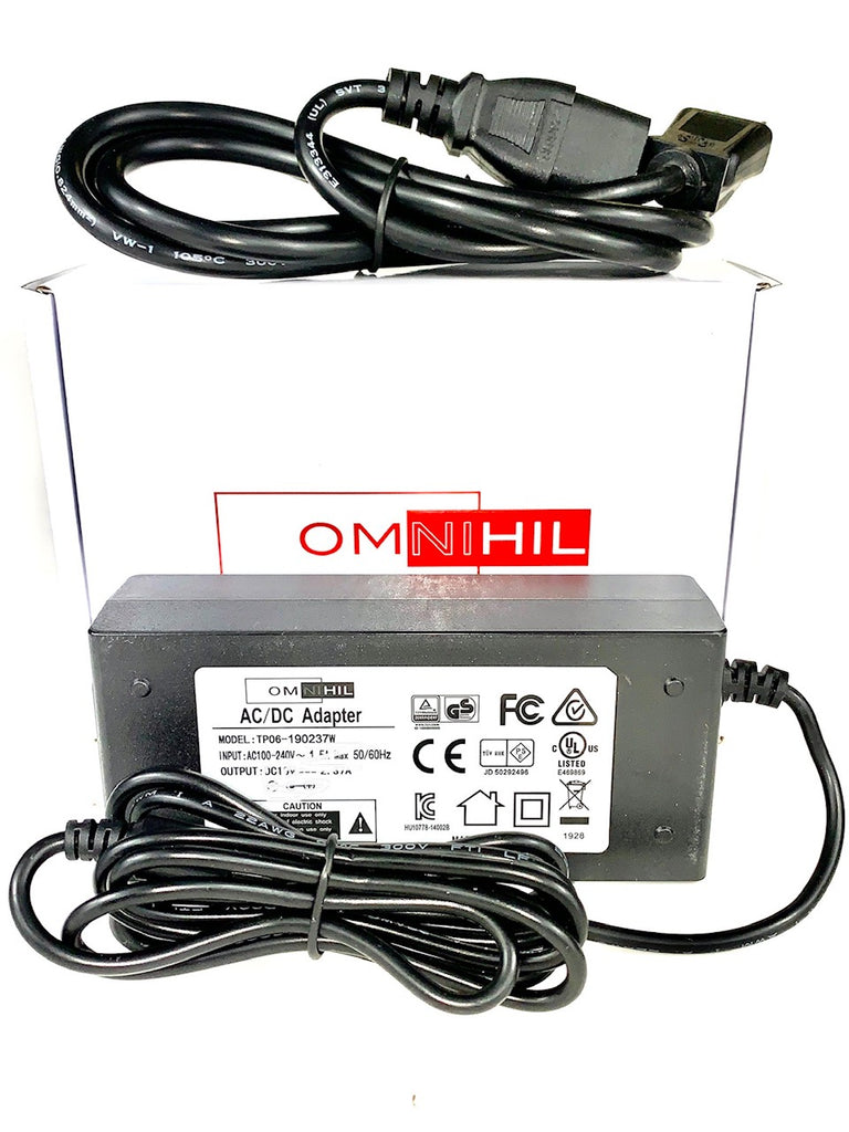 [UL Listed ] OMNIHIL 19V 2.37A 45W with 5.5mm x 2.5mm Plug AC/DC Power Adapter