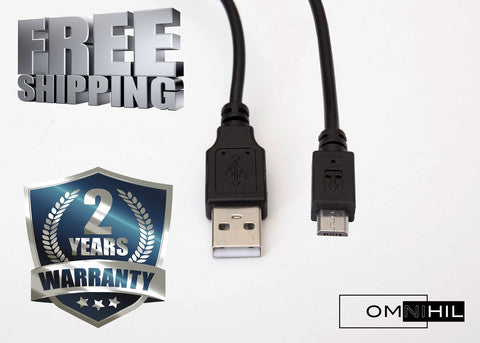 OMNIHIL High Speed 2.0 USB Data Trasfer Cable for Logitech Harmony 600 (915-000156), 650 (915-000159) , 700 (915-000162), 900, Ultimate (915-000201) & Ultimate One (915-000224)