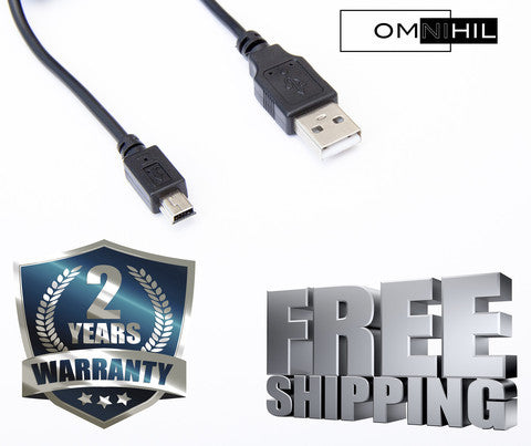OMNIHIL High Speed 2.0 USB Data Trasfer Cable for Logitech Harmony 200, 510, 520, 550, 620, 628, 659, 670, 720, 745, 748, 768, 785, 880, 885, 890, 890 Pro, 895, 895, 1000, 1100 USB