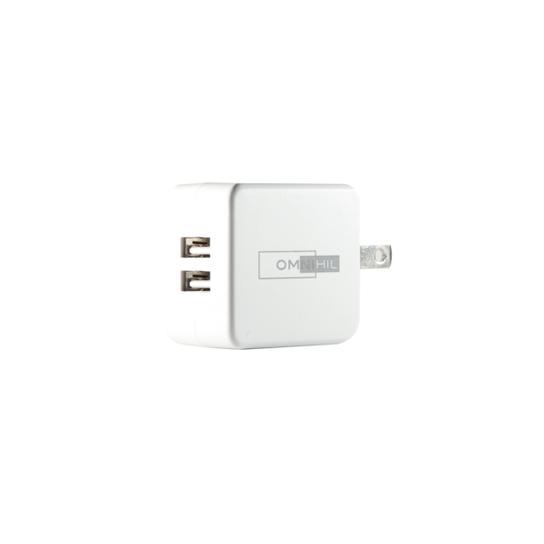 OMNIHIL Replacement 2-Port USB Charger forSoundSOUL Splashproof Shower Speaker Outdoor Wireless Portable Waterproof IPX6 Bluetooth Speaker Power Supply
