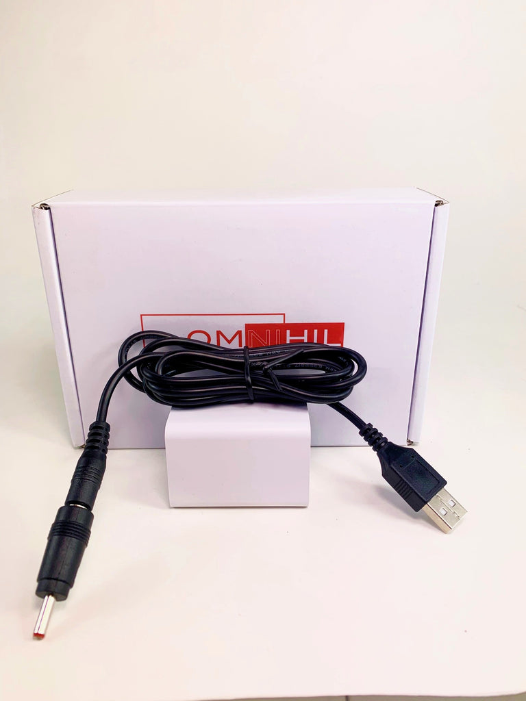 [UL Listed] OMNIHIL Wall Charger+USB-M CABLE + 3.5mm x 1.35mm Converter plug Compatible with HDTV Antennas