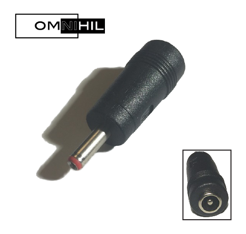OMNIHIL AC/DC Adapter/Adaptor for DC Adapter Plug/Tip Converter for 5.5x2.1 mm to 3.5x1.35 mm
