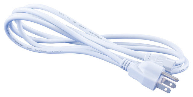 OMNIHIL (8FT) AC Power Cord for Blackmagic Videohub Smart Control - White