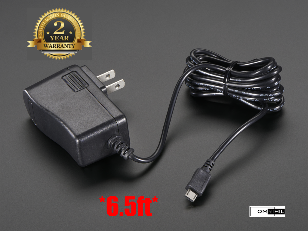 OMNIHIL (6.5ft) AC/DC Adapter/Adaptor for Sony Digital Camera Models: Cybershot DSC-HX10V, DSCHX10V, HX10Vÿ Power Supply Charger