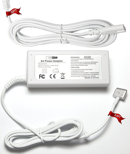 OMNIHIL Extra Long Apple 85W Watt MagSafe 2 Adapter Charger MacBook Pro MD506LL/A (Over 15 FT in Total Length)